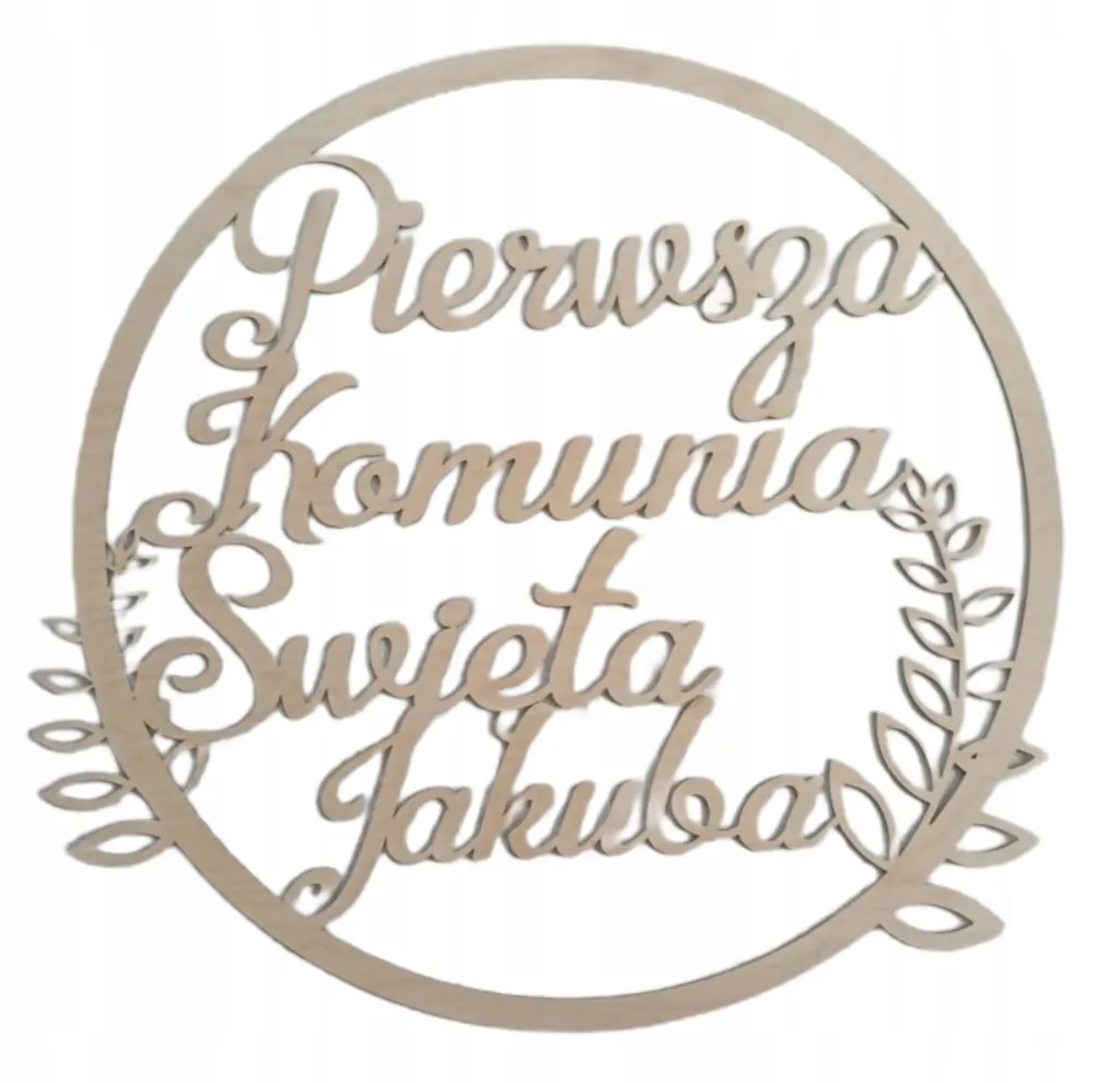 DEKORACJA NA PIERWSZĄ KOMUNIĘ ŚWIĘTĄ