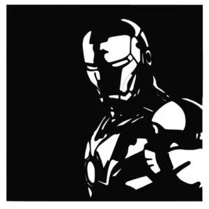 OBRAZ IRON MAN DEKORACJA ŚCIENNA 3D DZIECIĘCA B122