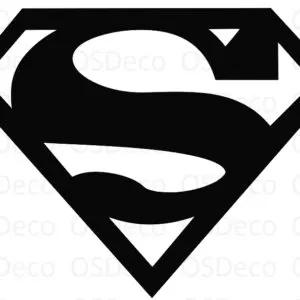 LOGO SUPERMAN DEKORACJA DO POKOJU DZIECKA L T103