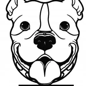 PIES PITBULL DEKORACJA PREZENT + IMIĘ PSA D131