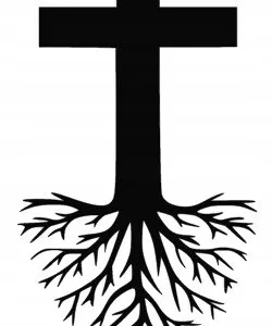 DEKORACJA ŚCIENNA 3D OBRAZ AŻUROWY KRZYŻ B139