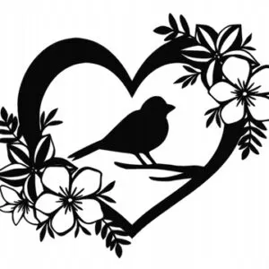 AŻUROWA DEKORACJA NA ŚCIANĘ OBRAZ 3D PREZENT D134