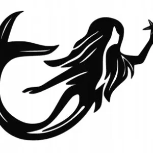 Dekoracja okoiku dziecięcego Prezent SYRENKA E128