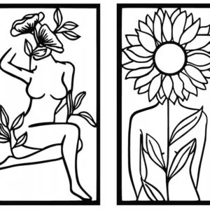 ZMYSŁOWA DEKORACJA ŚCIENNA OBRAZ SEXI POP ART C137