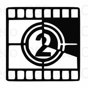 OBRAZ AŻUROWY DEKORACJA STARE KINO TEATR U107
