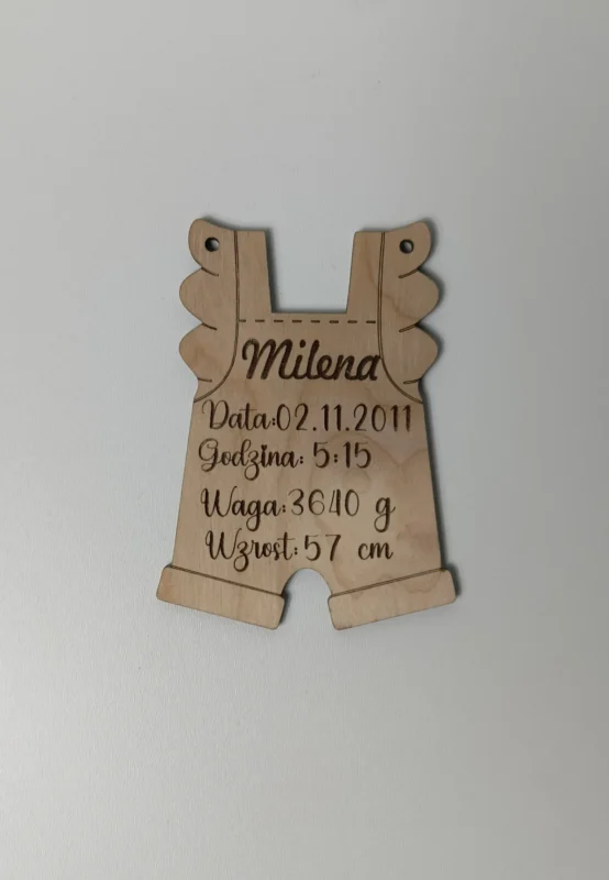 METRYCZKA NIEMOWLĘCA ŚPIOSZKI PAMIĄTKA NARODZIN, PREZENT, DEKORACJA POKOIKU - M131