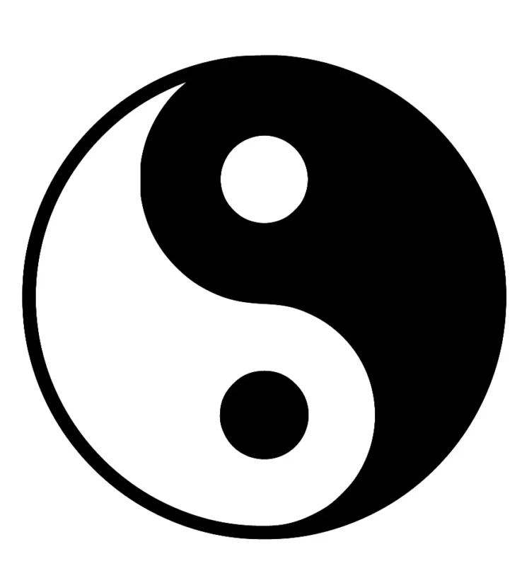 SYMBOL YIN YANG Feng Shui HARMONIA PANEL DEKORACYJNY DEKORACJA - M184
