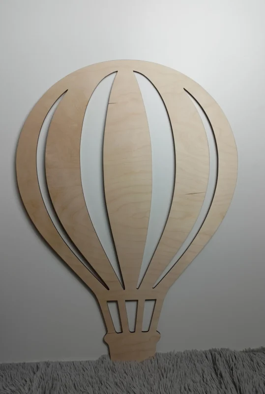LATAJĄCY BALON DUŻA DEKORACJA ZE SKLEJKI - DEKORACJE ŚCIANEK, DEKORACJA POKOJU DLA DZIECI - M288