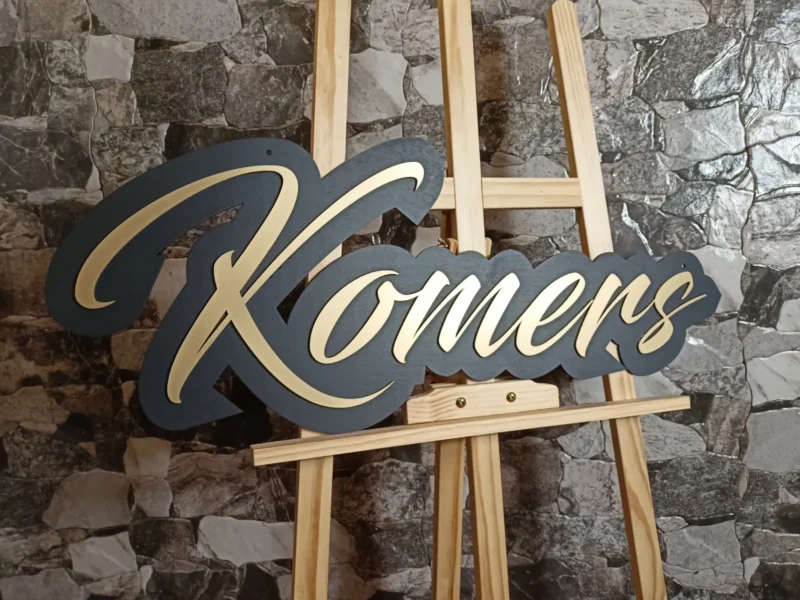 DUŻY NAPIS NA ŚCIANKĘ "KOMERS" - DEKORACJA NABAL ÓSMOKLASISTY, BAL ABSOLWENTÓW, BAL ÓSMOKLASISTY, BAL 8 KLAS - M329